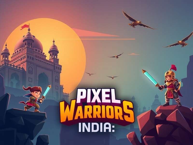 Pixel Warriors India Game Banner